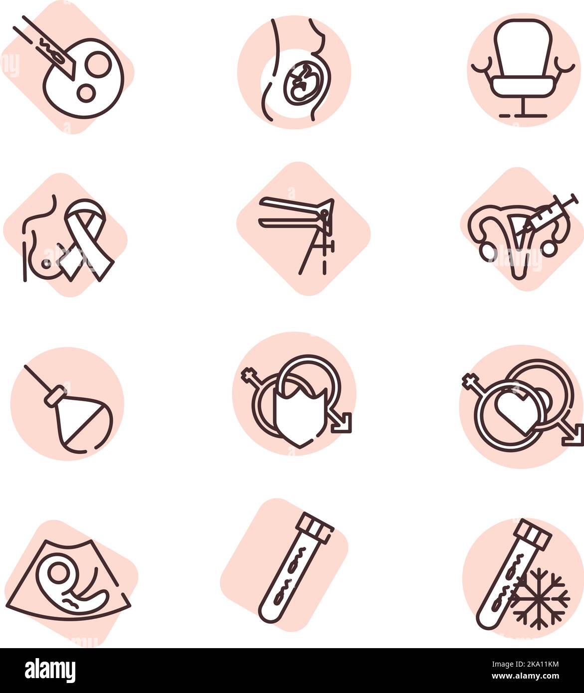 Health equipment set Cut Out Stock Images & Pictures - Alamy