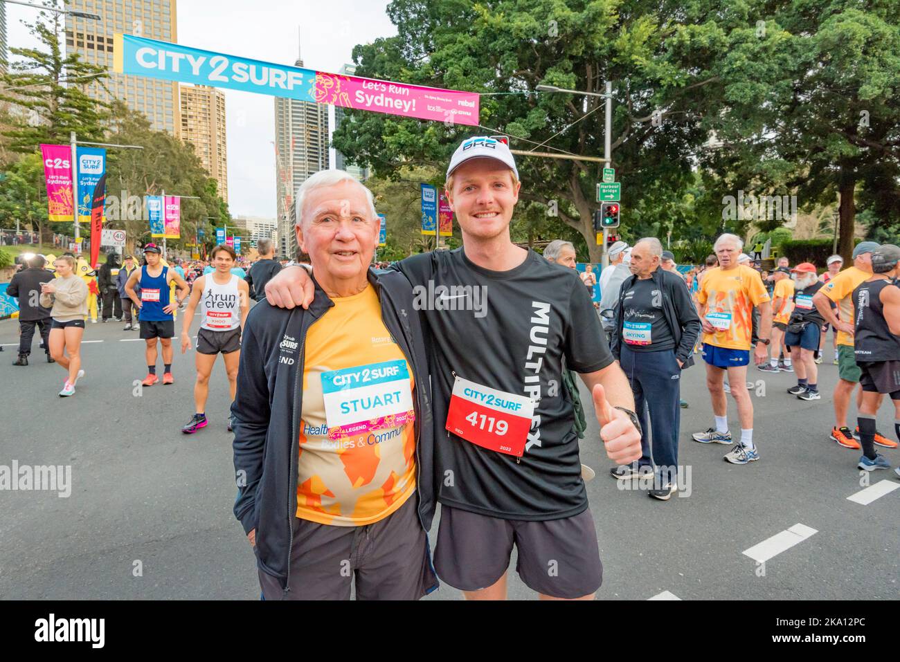 Robert Stuart, one of the Sydney City to Surf race legends who have run