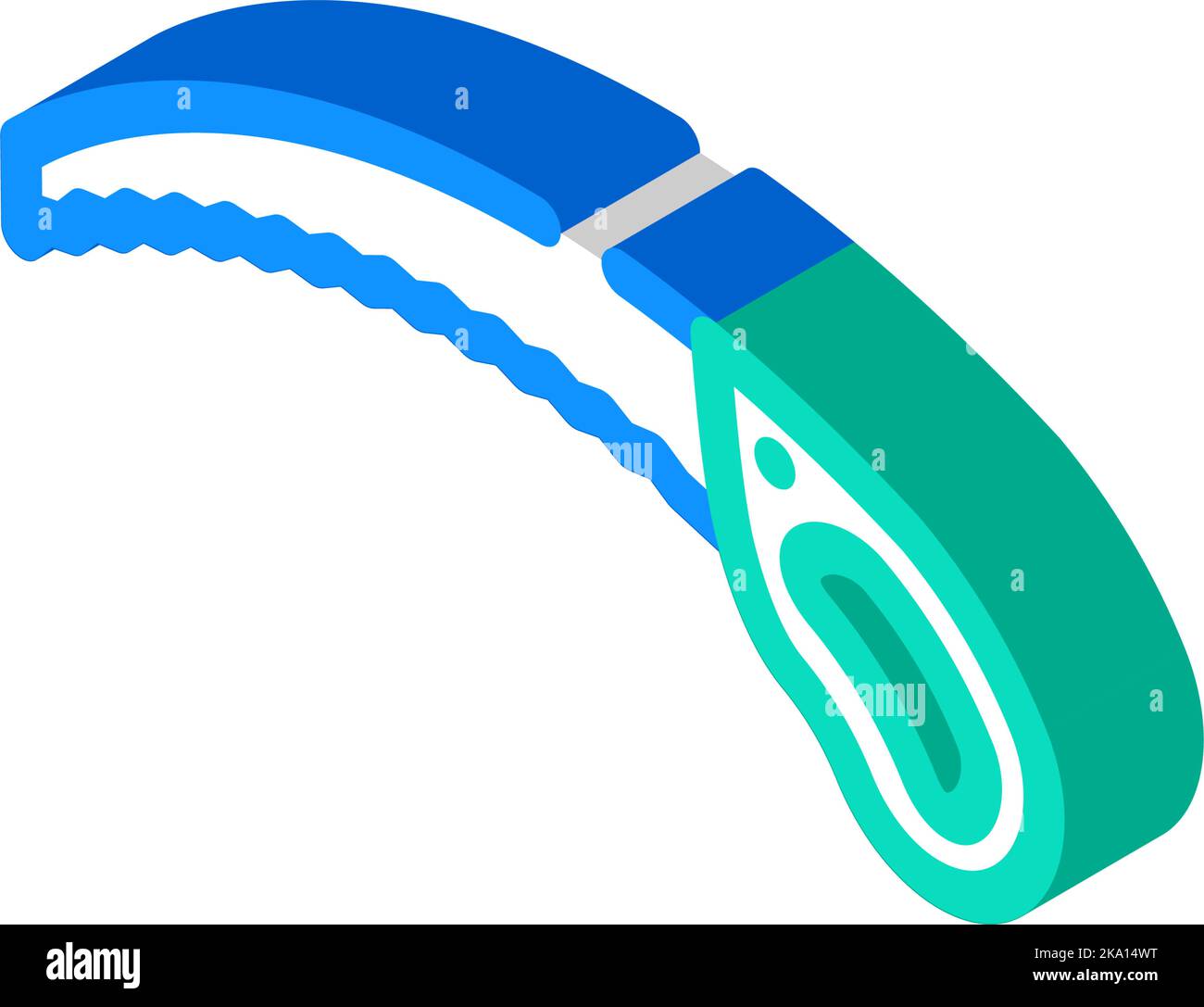 pruning saw isometric icon vector illustration Stock Vector Image & Art ...