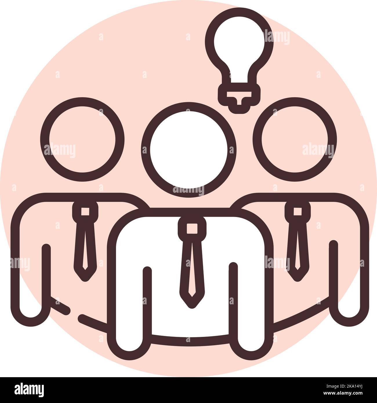 Teamwork team work partnership Stock Vector Images - Alamy