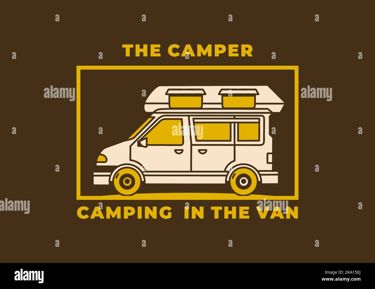 Vintage van life Stock Vector Images - Alamy