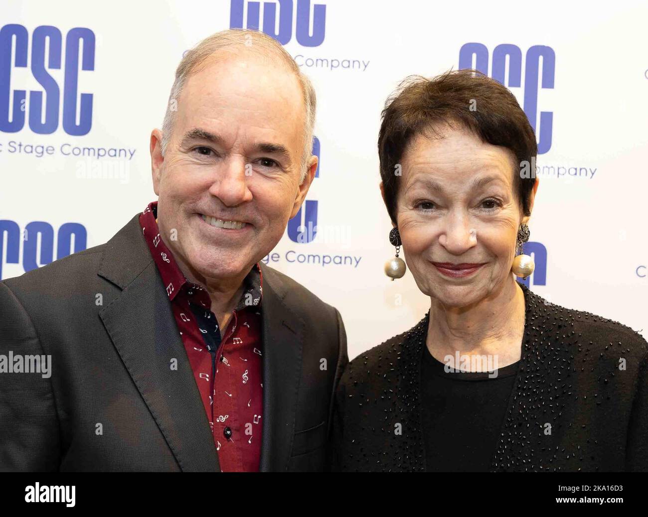 New York, NY, USA. 30th Oct, 2022. Stephen Flaherty, Lynn Ahrens in attendance for A MAN OF NO IMPORTANCE Opening Night on Broadway, Classic Stage Company, New York, NY October 30, 2022. Credit: Manoli Figetakis/Everett Collection/Alamy Live News Stock Photo