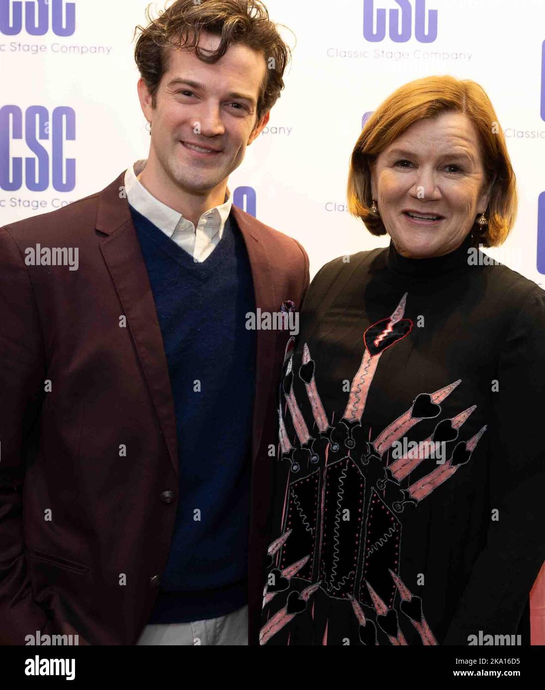 New York, NY, USA. 30th Oct, 2022. A.J. Shively, Mare Winningham in attendance for A MAN OF NO IMPORTANCE Opening Night on Broadway, Classic Stage Company, New York, NY October 30, 2022. Credit: Manoli Figetakis/Everett Collection/Alamy Live News Stock Photo