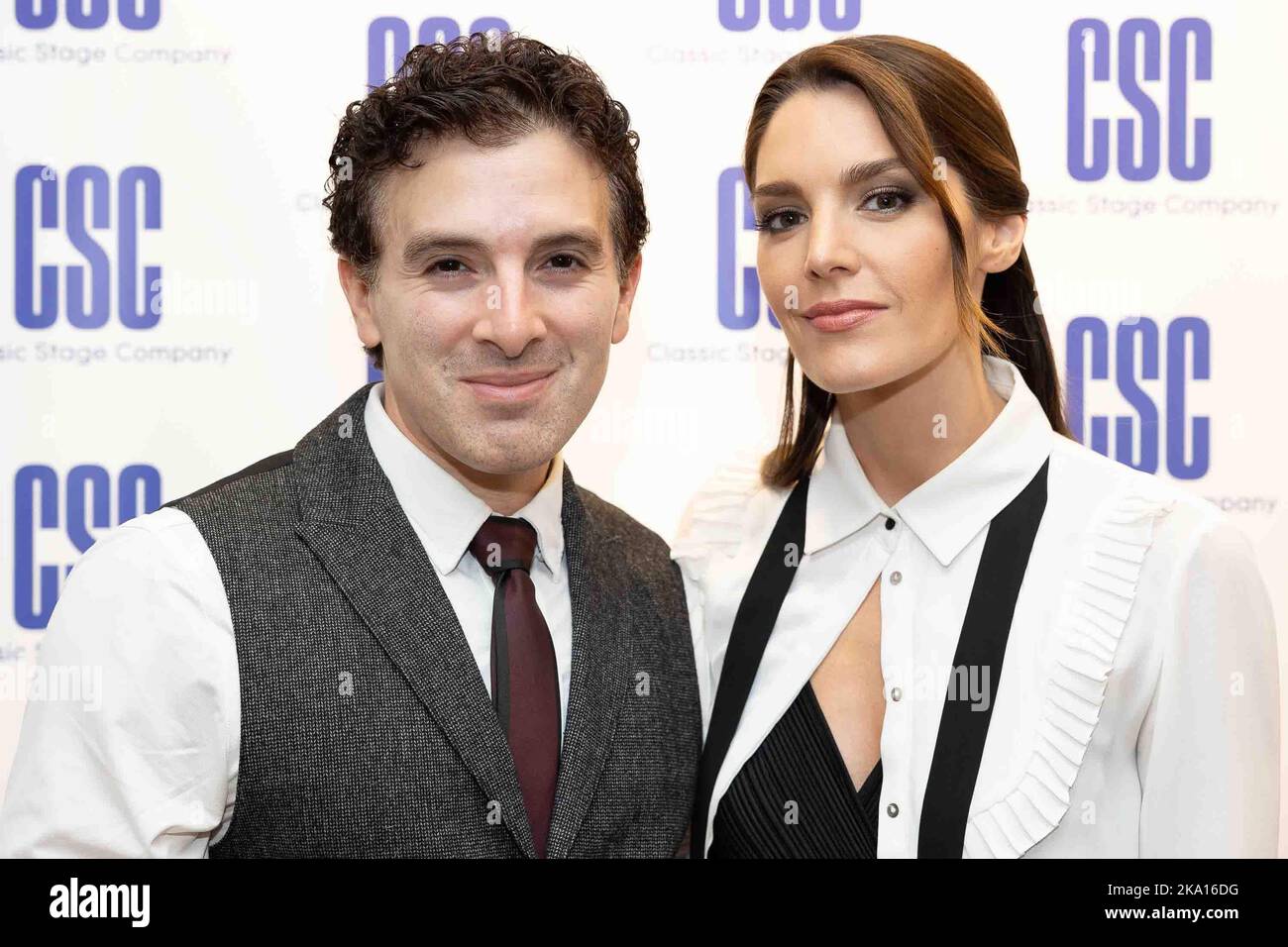 New York, NY, USA. 30th Oct, 2022. Jarrod Spector, Jasmine Cephas Jones in attendance for A MAN OF NO IMPORTANCE Opening Night on Broadway, Classic Stage Company, New York, NY October 30, 2022. Credit: Manoli Figetakis/Everett Collection/Alamy Live News Stock Photo
