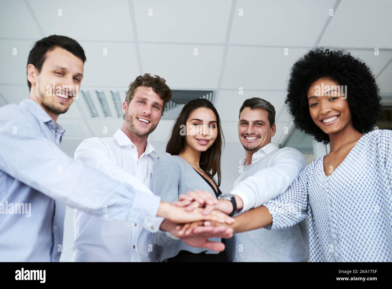 Theyre the team who achieve the impossible. Portrait of a group of ...