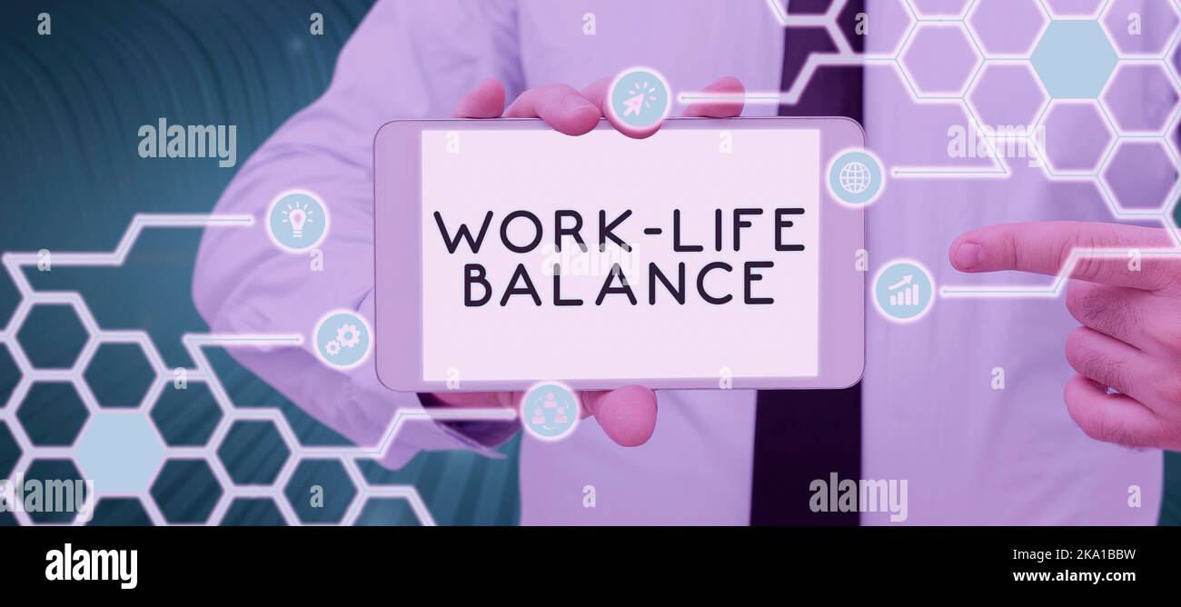 Handwriting Text Work Life Balance Conceptual Photo Formal Recording Handwriting Text Work Life Balance Conceptual Photo Formal Recording