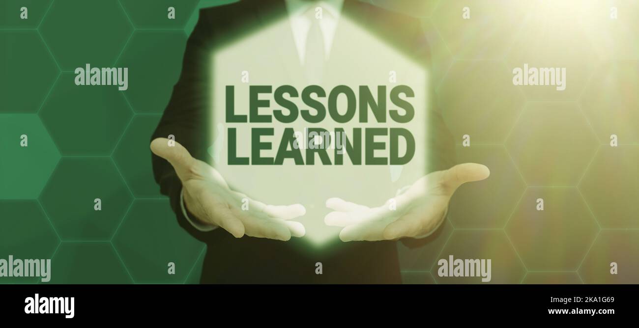 Conceptual caption Lessons Learned. Concept meaning experiences ...