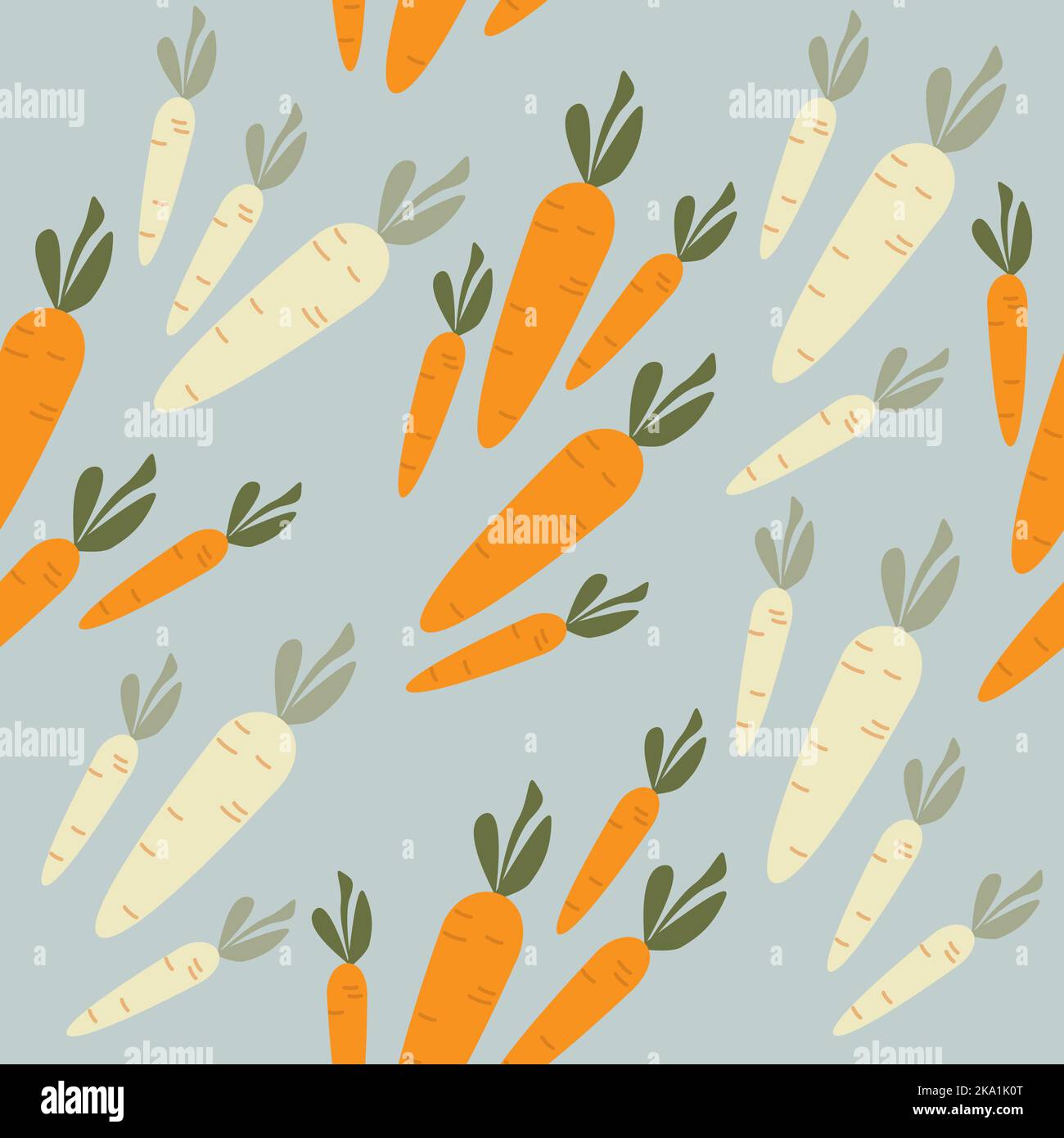 Seamless pattern with carrots, vector illustration Stock Vector Image ...