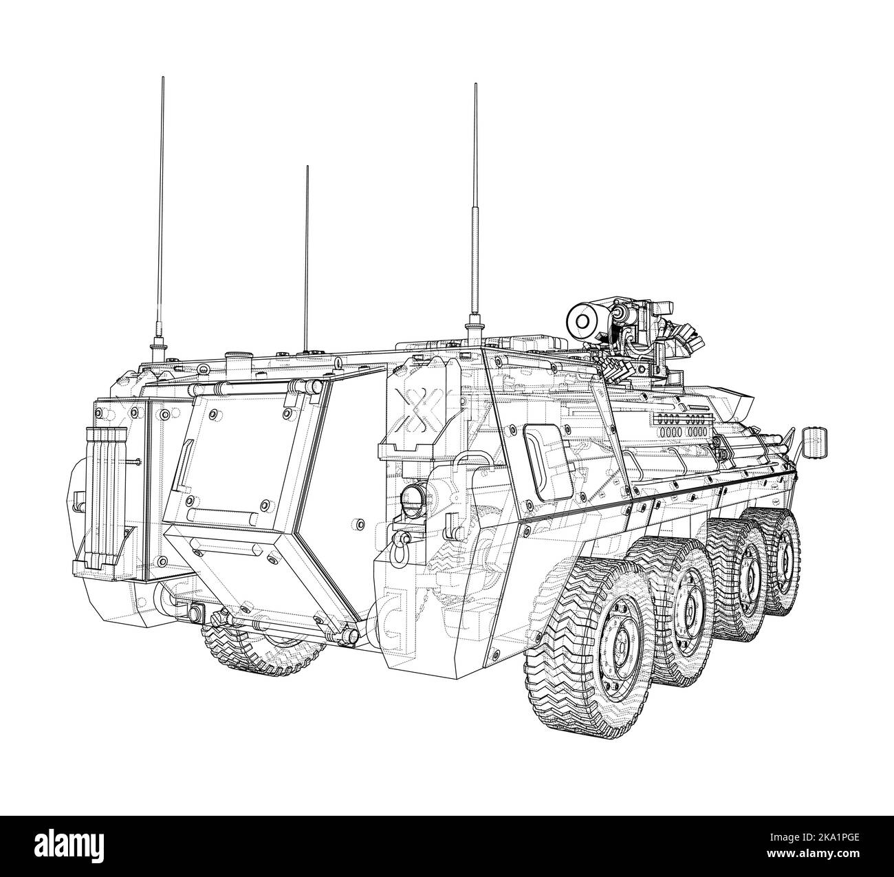 Command Apc Vector Armored personnel carrier. Vector Stock Vector Image & Art - Alamy