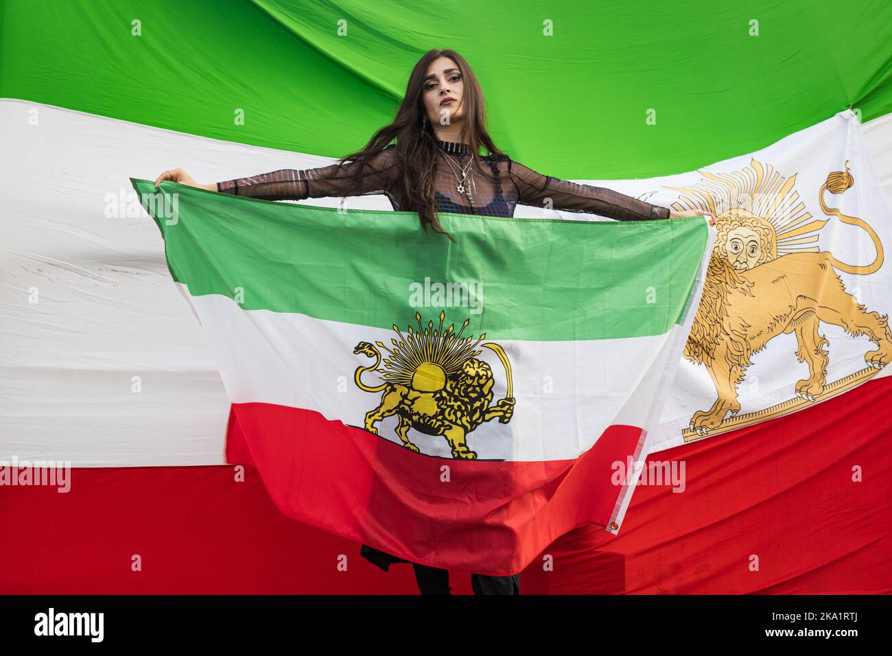 London, UK. October 29, 2022. A protest against the Iranian regime in
