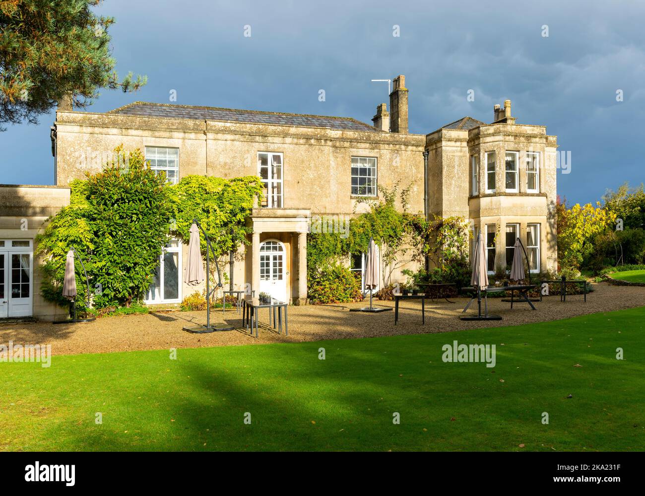 Guyers House country house hotel building, Corsham, Wiltshire, England