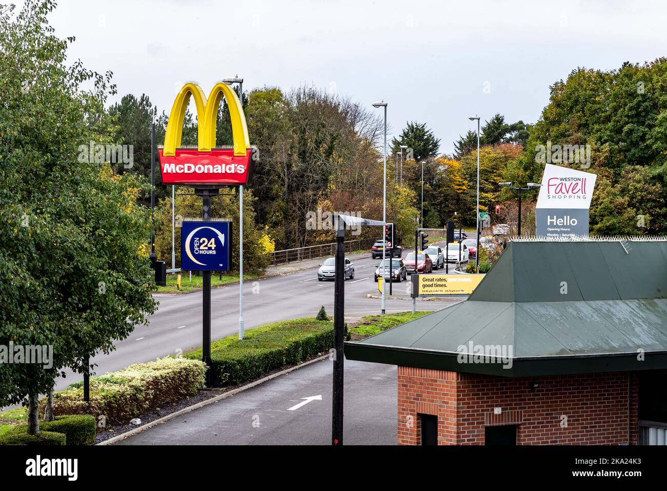 McDonald's near Western Favell shopping centre, Northampton, England