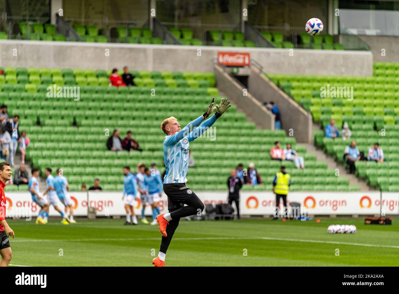 Melbourne, Australia. 30,October, 2022. Melbourne City Goalkeeper