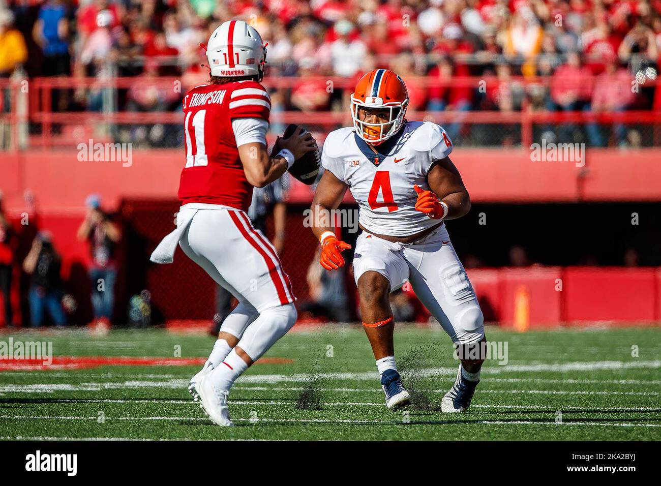 Lincoln, NE. U.S. 29th Oct, 2022. Nebraska Cornhuskers quarterback