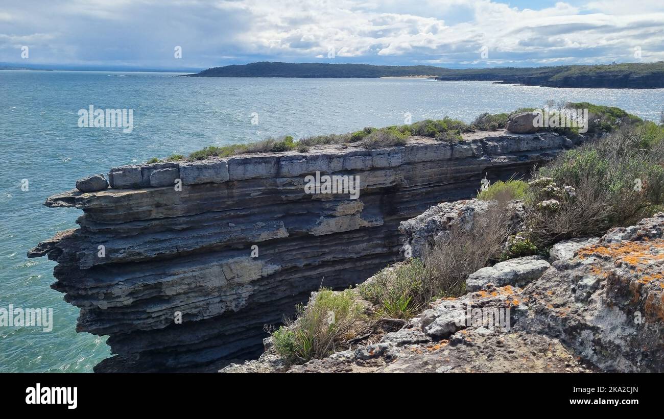 Outside Rocy The rocky coast under a blue sky Stock Photo - Alamy