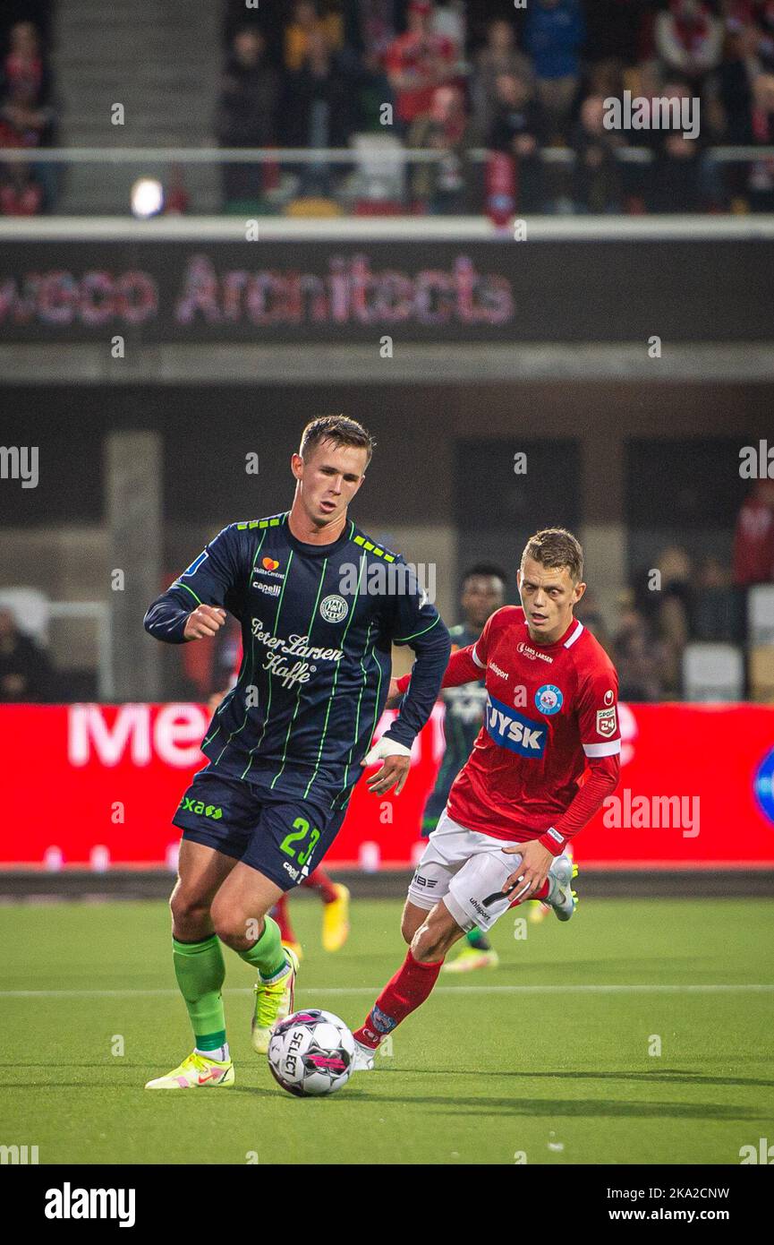 Denmark. 30th Oct, 2022. Oliver Bundgaard Kristensen (23) of