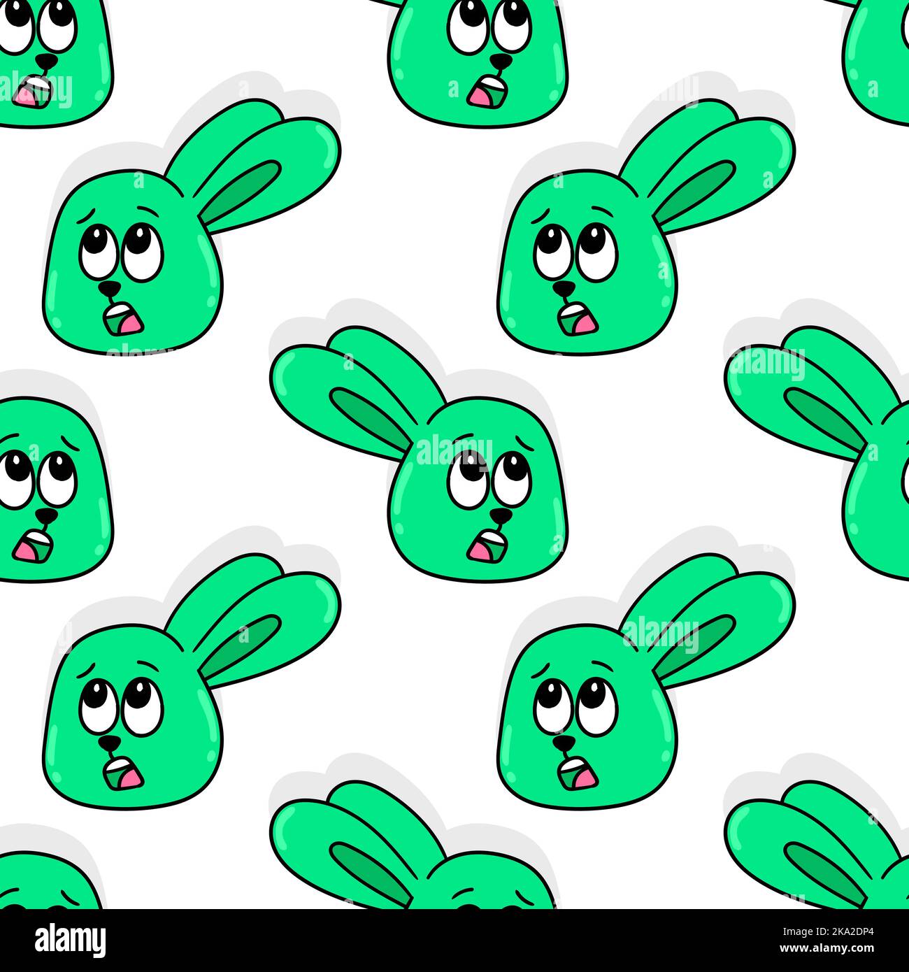 Rabbit rabbits vintage illustration hi-res stock photography and images ...