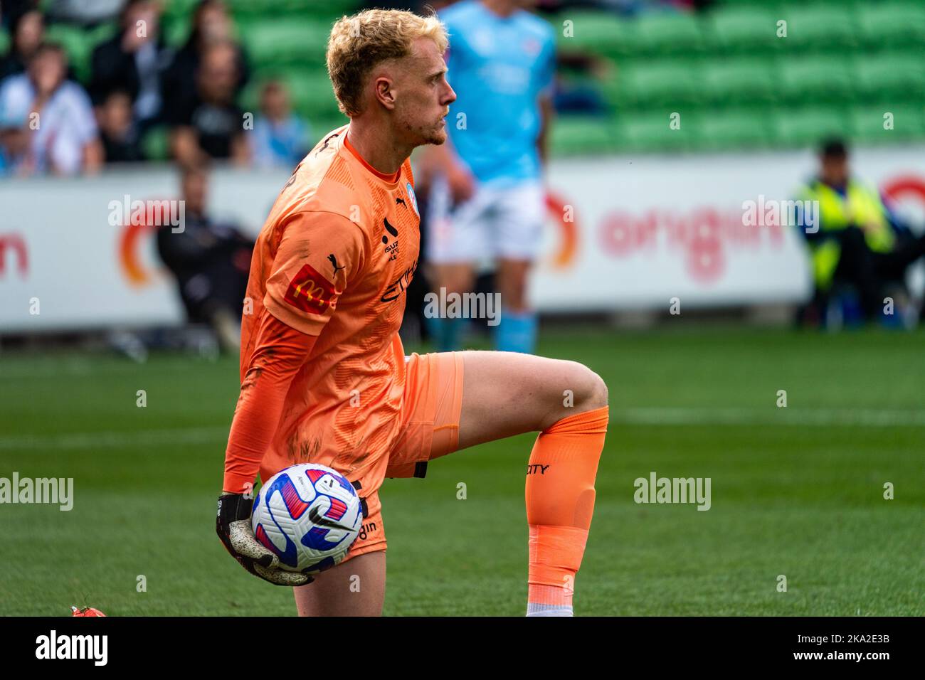 Melbourne, Australia. 30,October, 2025. Melbourne City Goalkeeper