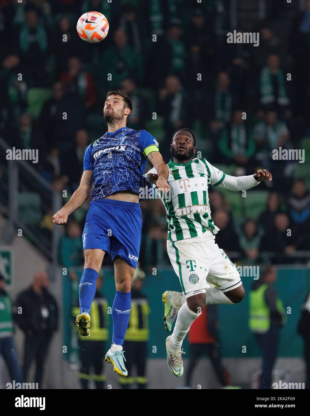 BUDAPEST, HUNGARY - FEBRUARY 5: Anderson Esiti of Ferencvarosi TC