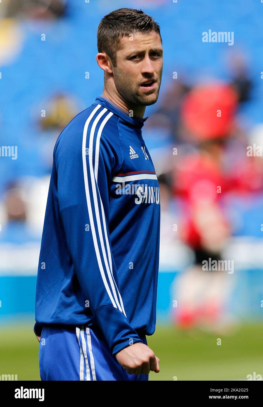 11th May 2014 - Barclays Premier League - Cardiff City v Chelsea - Gary Cahill of Chelsea - Photo: Paul Roberts/Pathos. Stock Photo