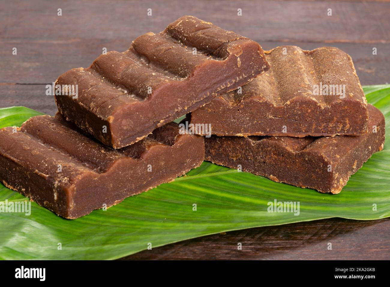 Panela Hard Molasses From Sugar Cane In Chips; Saccharum officinarum