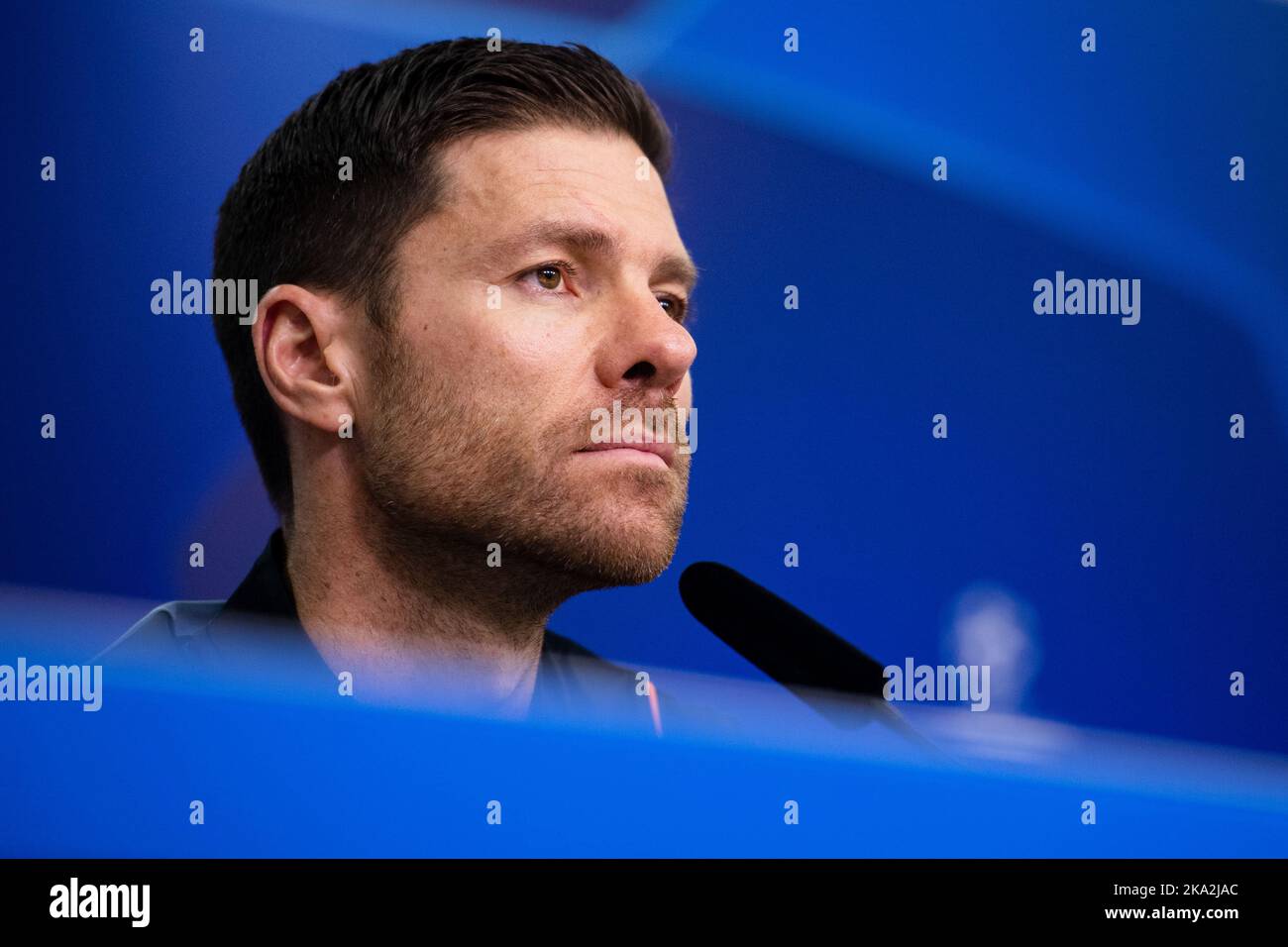 Leverkusen, Germany. 31st Oct, 2022. Leverkusen Coach Xabi Alonso ...