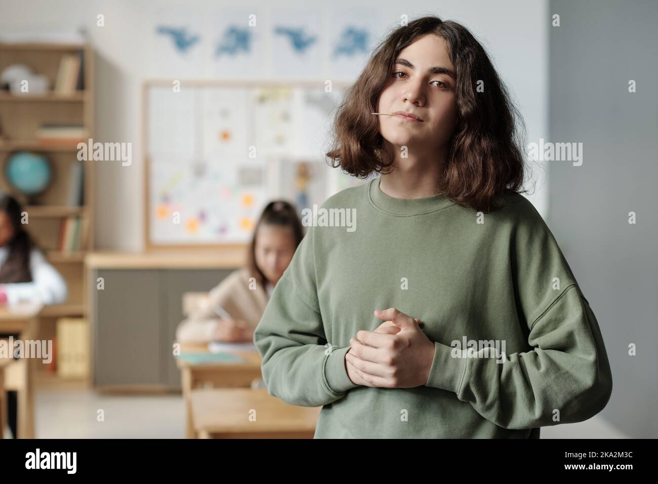 Schoolchildren Cruel Boys Filming On The Phone Torturing Bullying Their  Classmate In School Hall Puberty Difficult Age Stock Photo - Download Image  Now - iStock