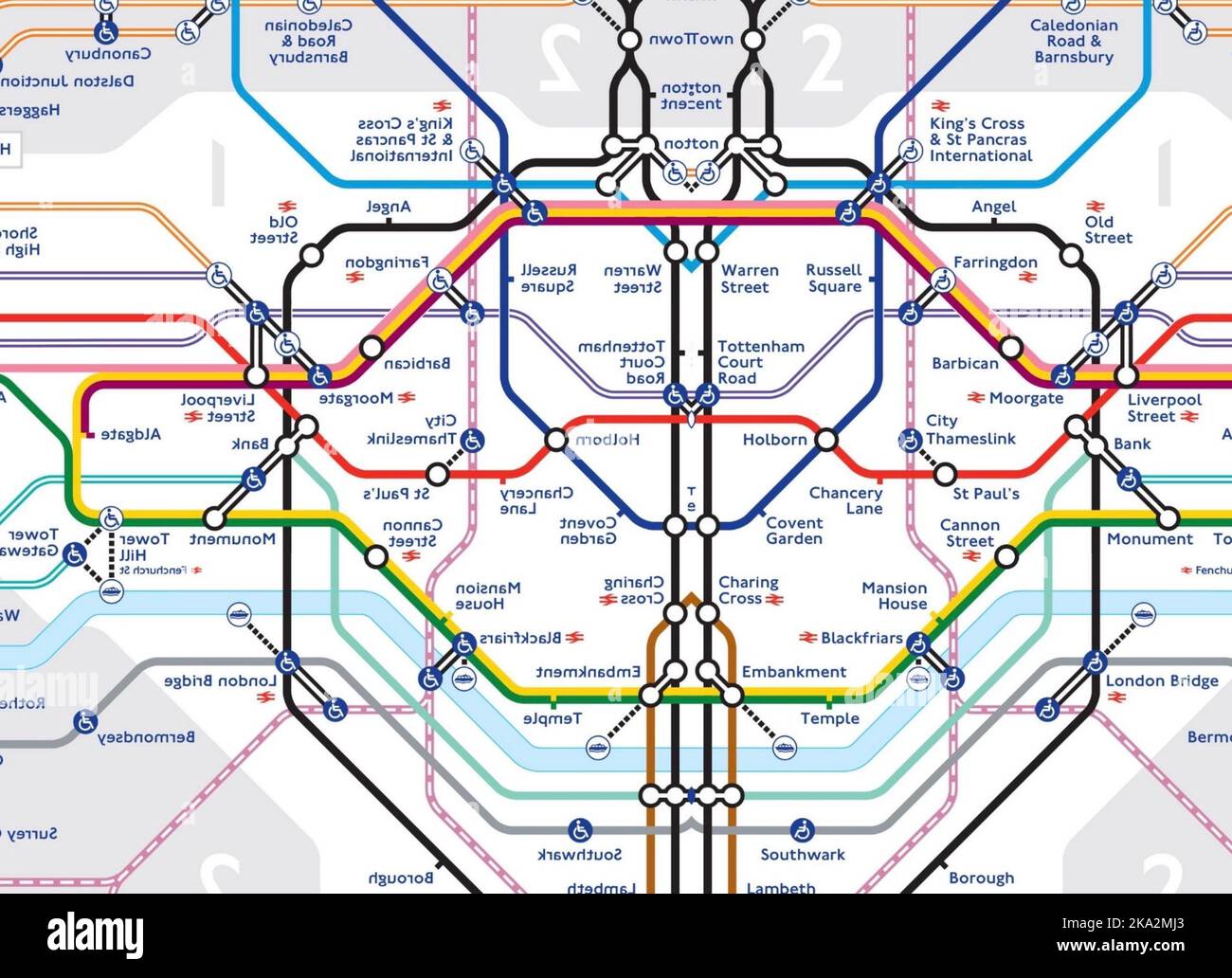 A closeup of London underground map Stock Photo Alamy
