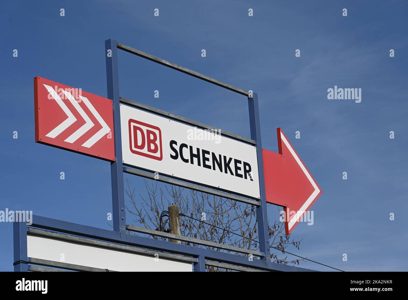 Eupen, Belgium. 30th Oct, 2022. Logo, lettering of the logistics