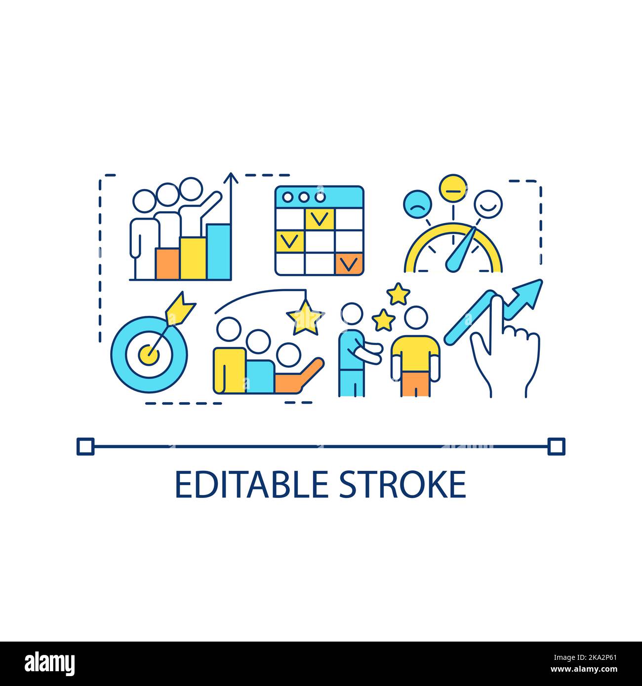 human-resources-management-concept-icon-stock-vector-image-art-alamy