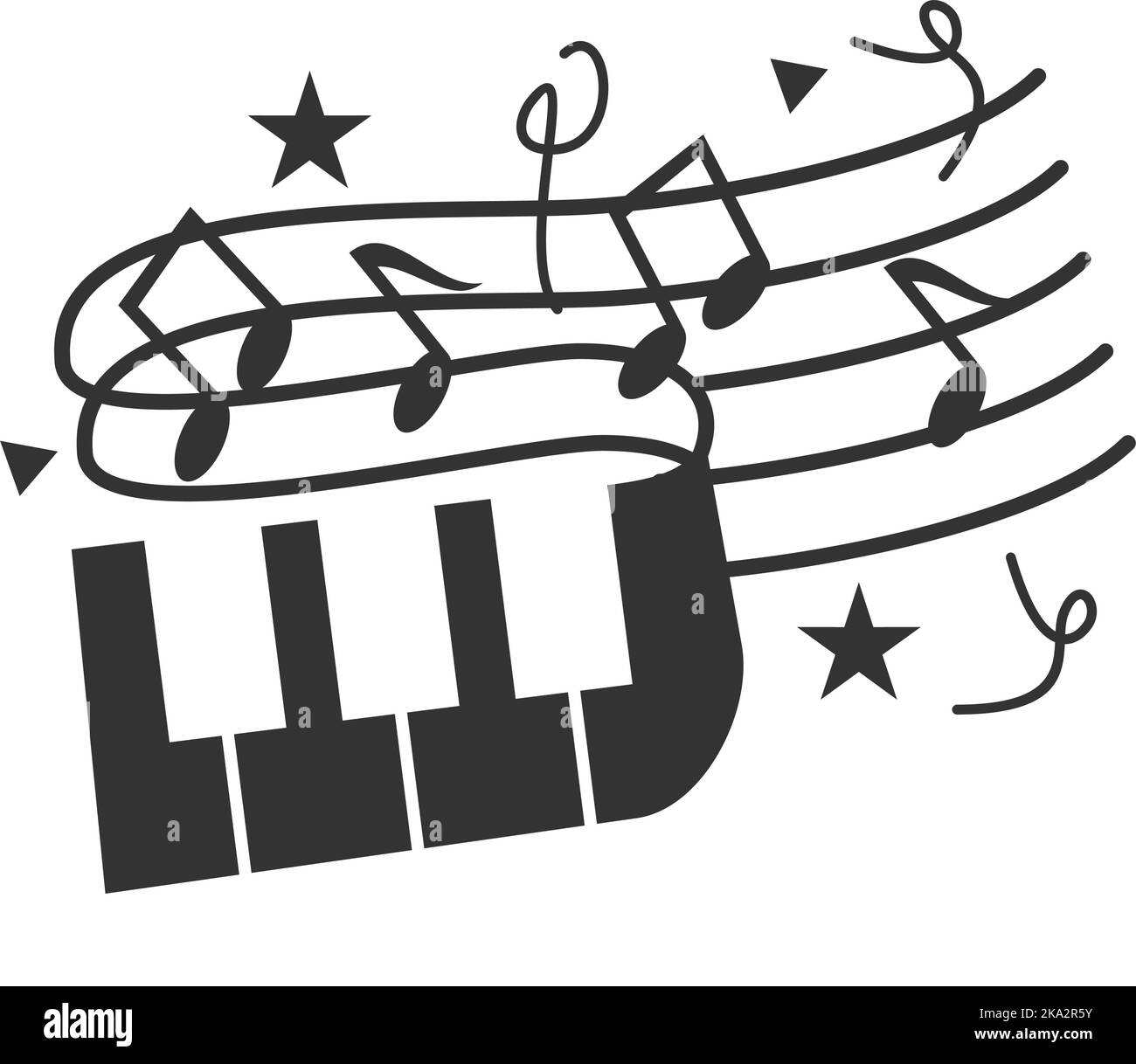 music festival event logo Icon Illustration Brand Identity Stock Vector ...