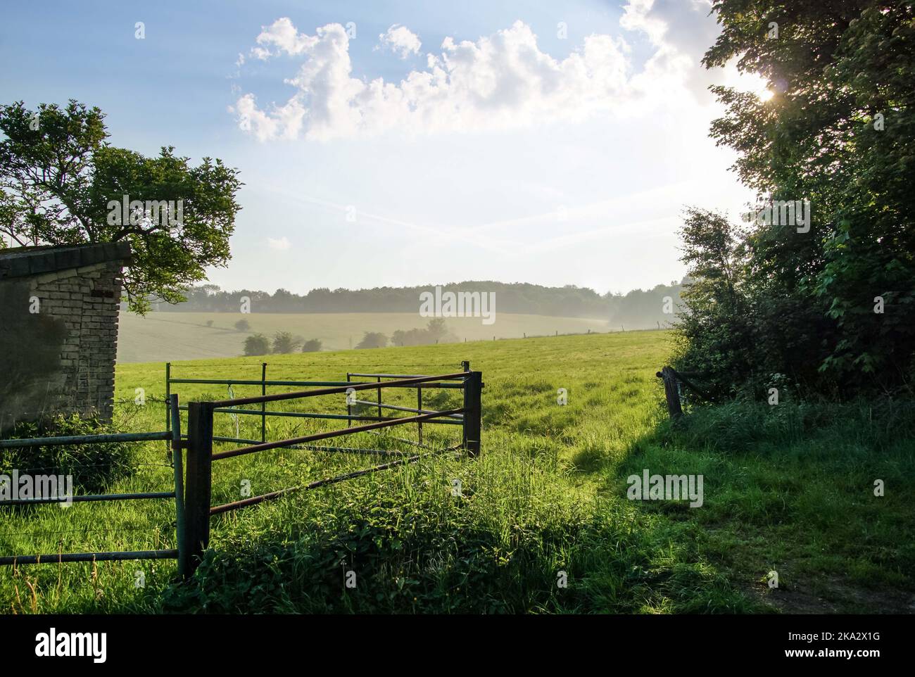 Die Feldmark um Bad Lippspringe Stock Photo