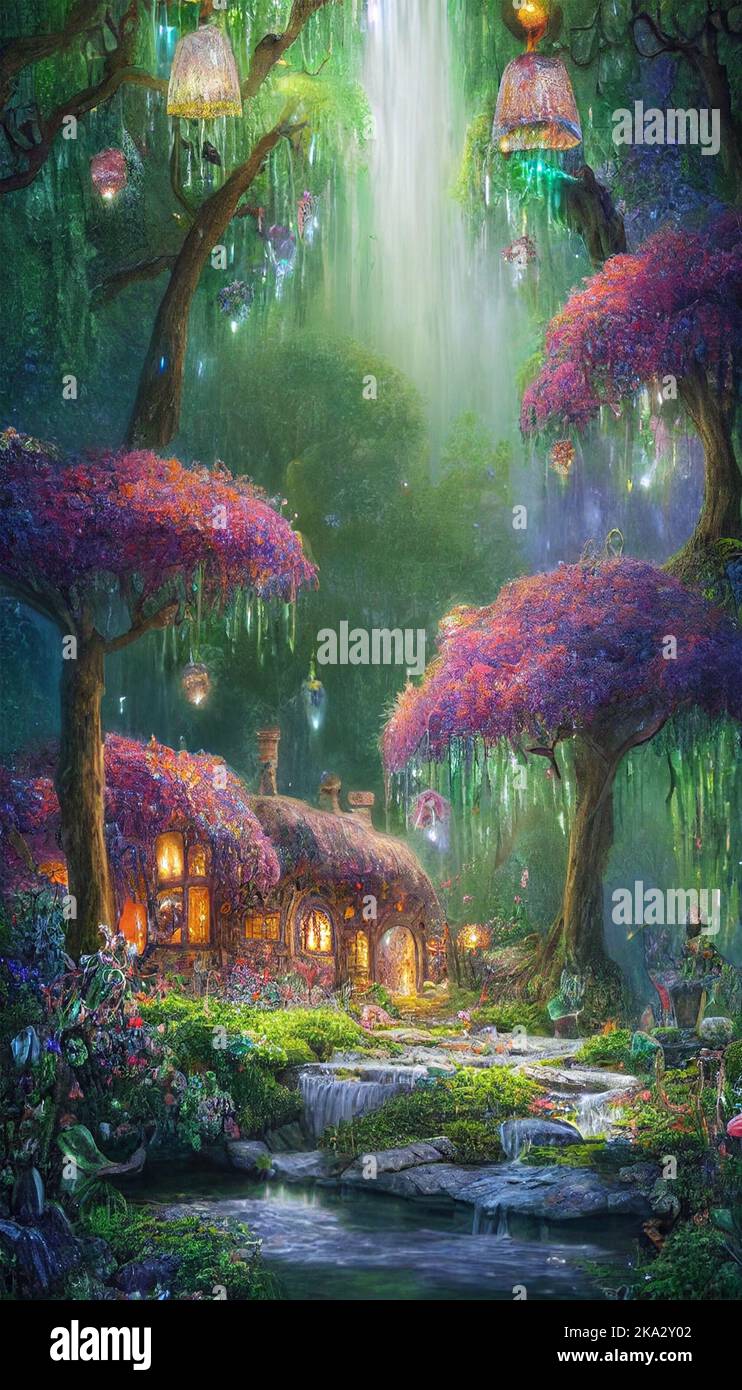 Mystical Forest Fairytale Live Wallpaper - free download