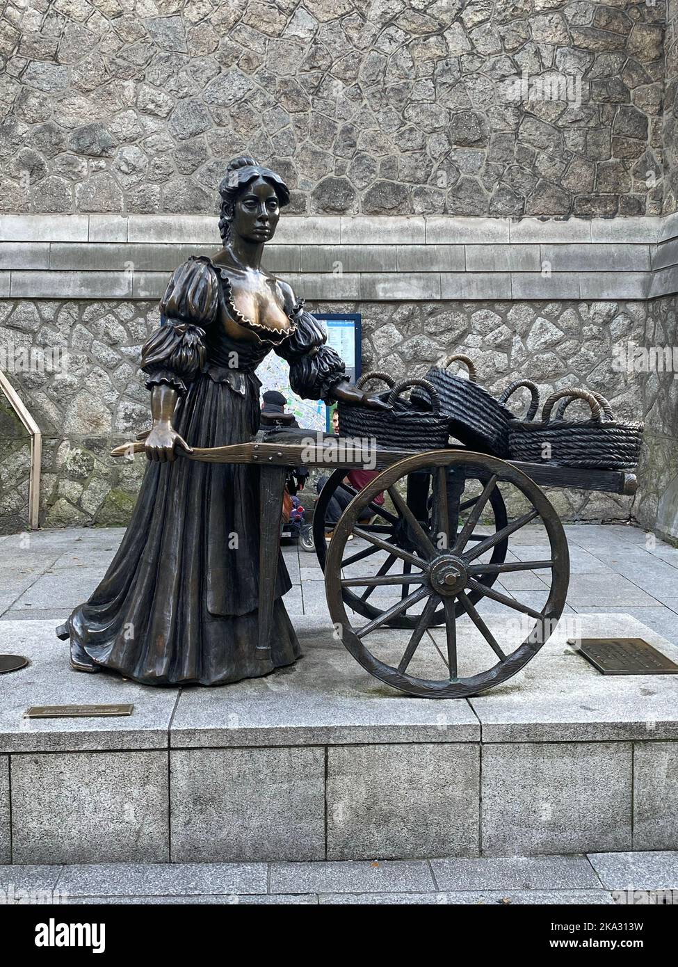 The Molly Malone statue in Dublin city, Ireland Stock Photo Alamy