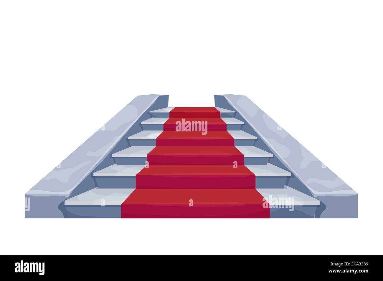 Red carpet on marble staircase Stock Vector Images Alamy