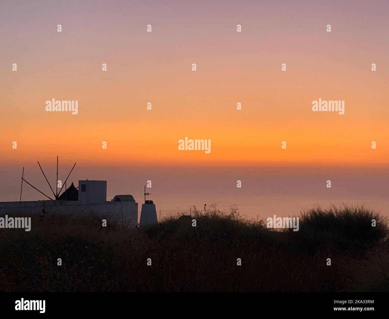 The beautiful rural landscape with the bright sunset sky Stock Photo ...