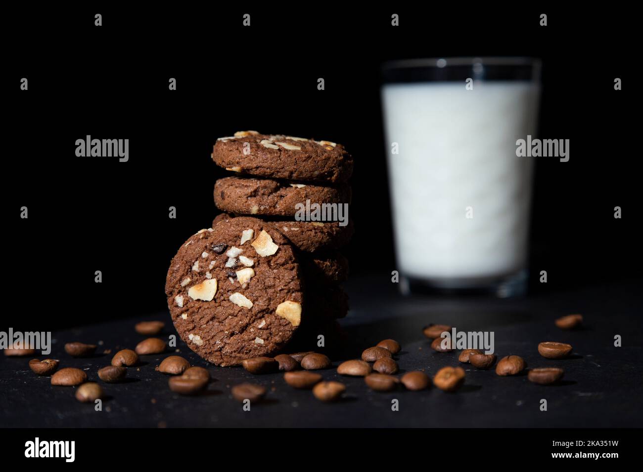 cookies and milk Stock Photo Alamy