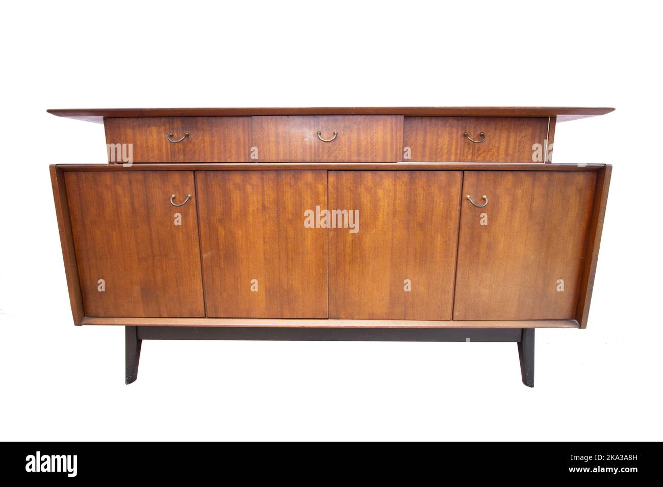 GPlan mid century furniture, sideboard with sliding doors Stock Photo