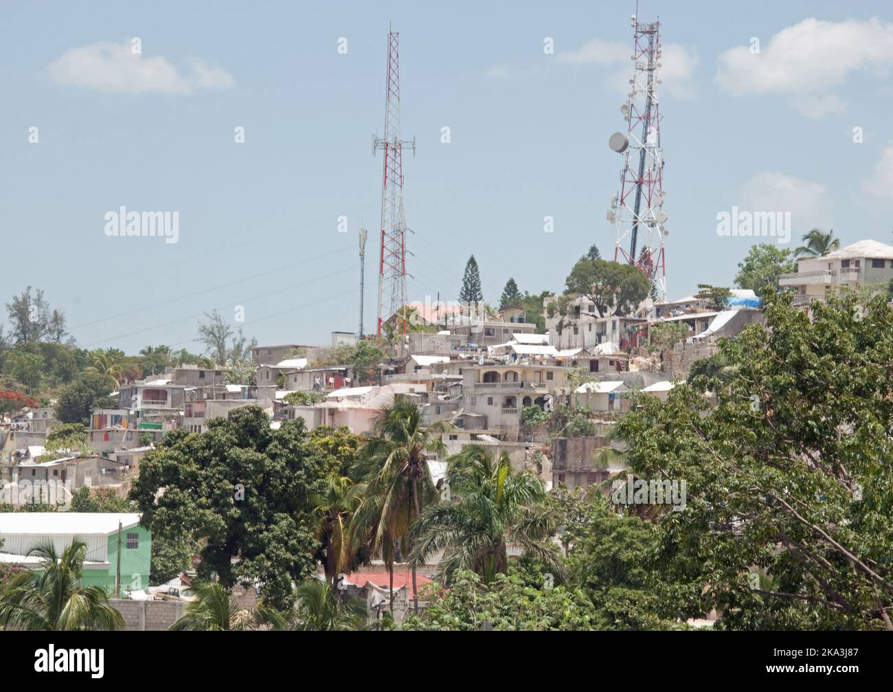 Popular district, PortauPrince, Haiti. PortauPrince has about 2