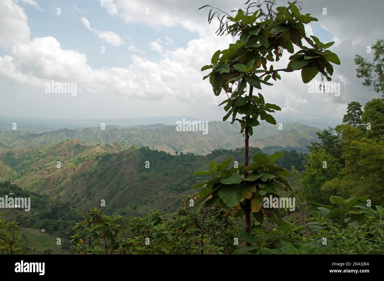 Massif de la Selle, Haiti. Haiti is a mountainous country and these mountains are among its
