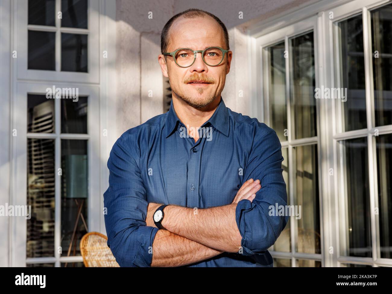 Hamburg, Germany. 10th Oct, 2022. Actor Matthias Koeberlin is on the