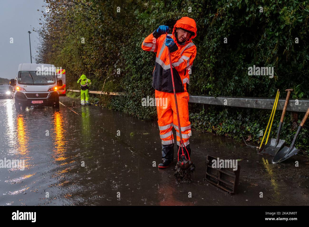 Blackpool, Cork, Ireland. 31st Oct, 2022. Met Éireann has issued an