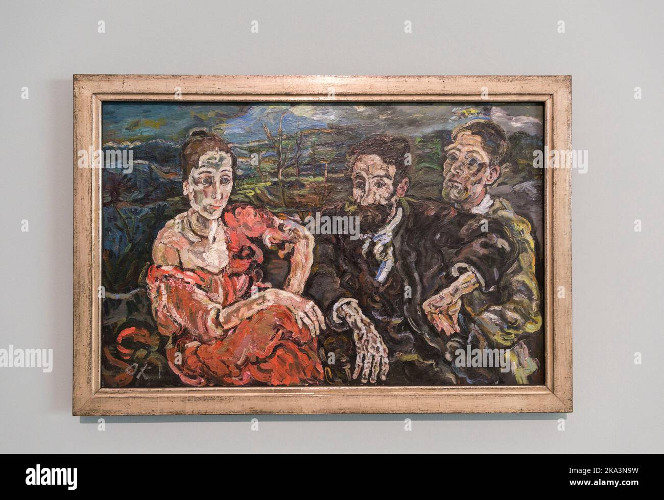 Oskar Kokoschka painting Stock Photo