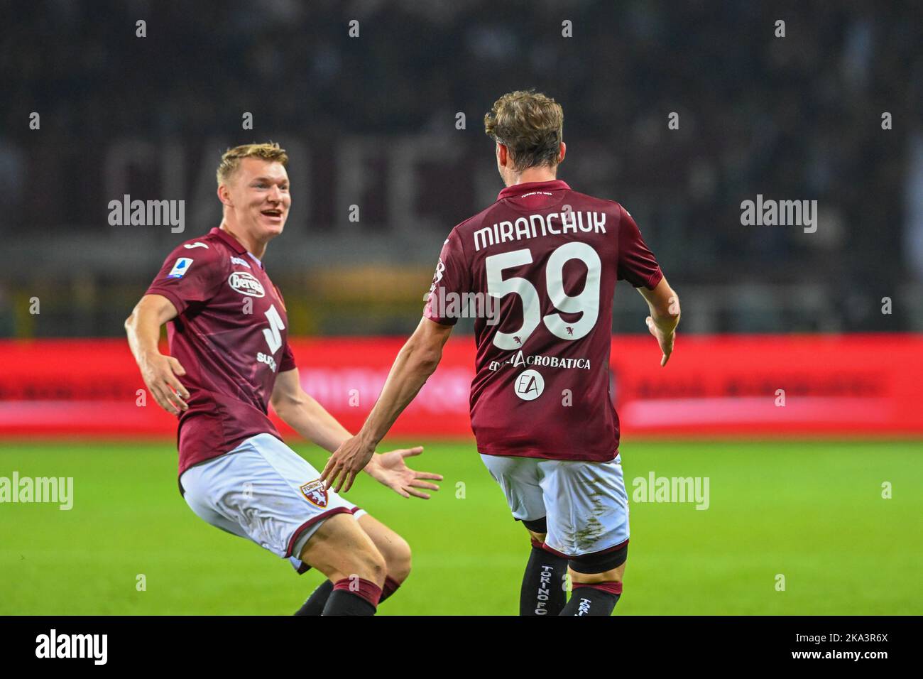 Aleksey Miranchuk of Torino FC, during the Serie A match between Torino FC and AC Milan on October, 30th, 2022 at Stadio Olimpico Grande Torino in Torino, Italy. Picture by Antonio Polia/Alphapress Stock Photo