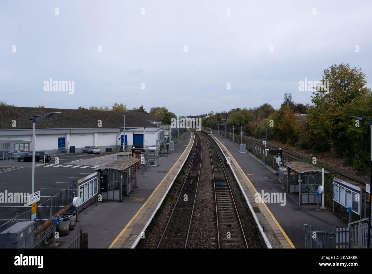 Lawrence Hill train station Stock Photo Alamy