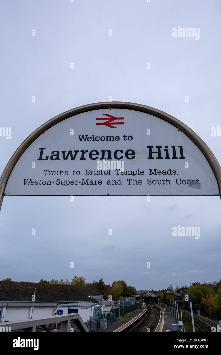 Lawrence Hill train station Stock Photo Alamy