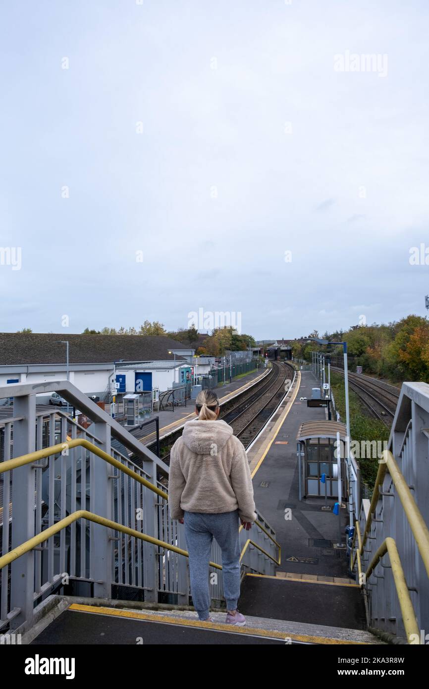 Lawrence Hill train station Stock Photo Alamy