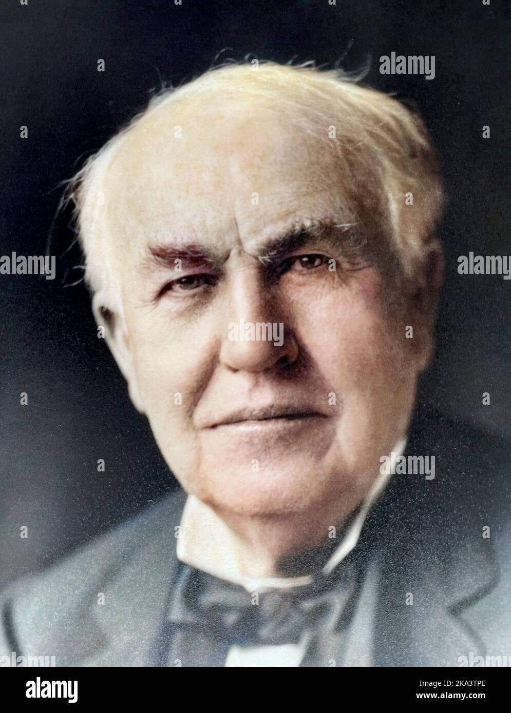 THOMAS EDISON (1847-1931) American inventor and businessman about 1922 Stock Photo