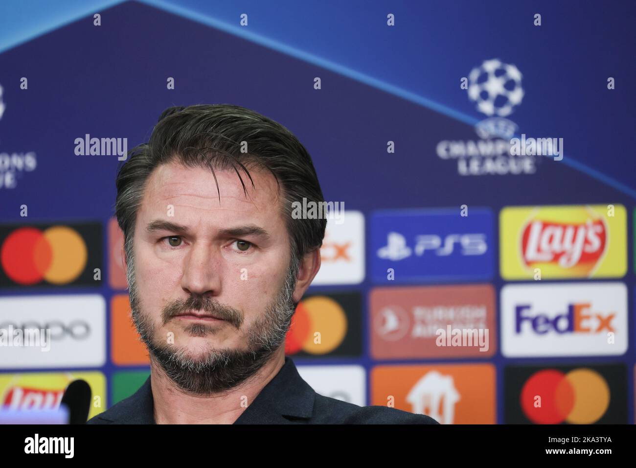 Leverkusen, Germany, 31 October 2022, Club's head coach Carl Hoefkens