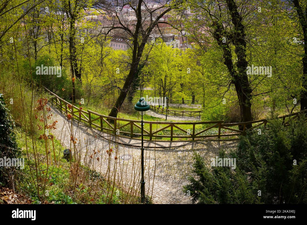 The beautiful Kinsky Garden in Prague Stock Photo Alamy